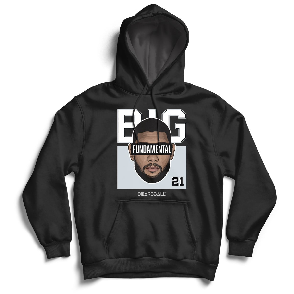 DearBBall Sweat à Capuche - BIG FUNDAMENTAL Legends Playoffs New Edition