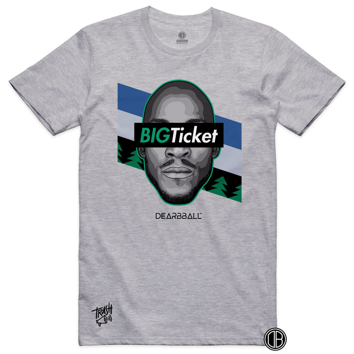 DearBBall Premium T-Shirt - BIGTicket Minnesota Trash 📢 Embroidery Edition