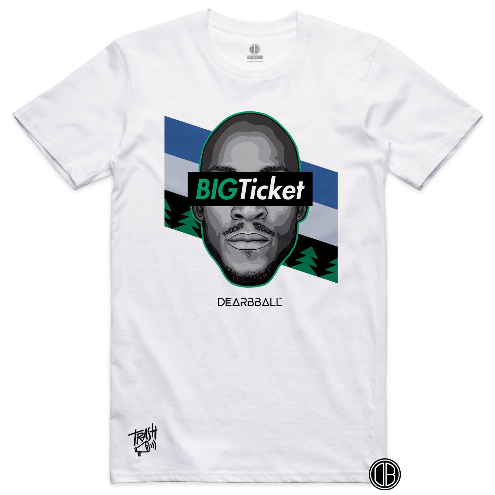 Camiseta Premium DearBBall - Edición Bordado BIGTicket Minnesota Trash 📢