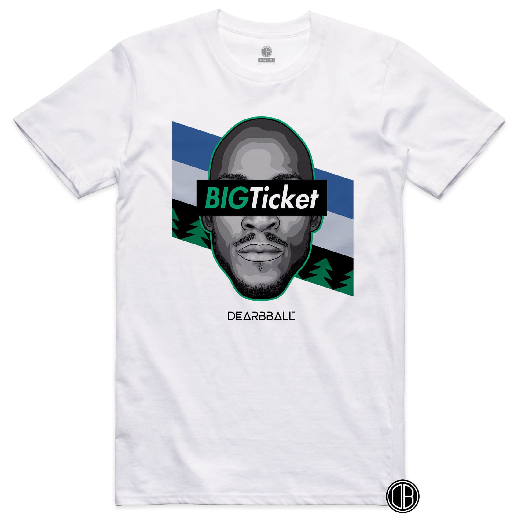 DearBBall T-Shirt - BIG Ticket Stripes Edition