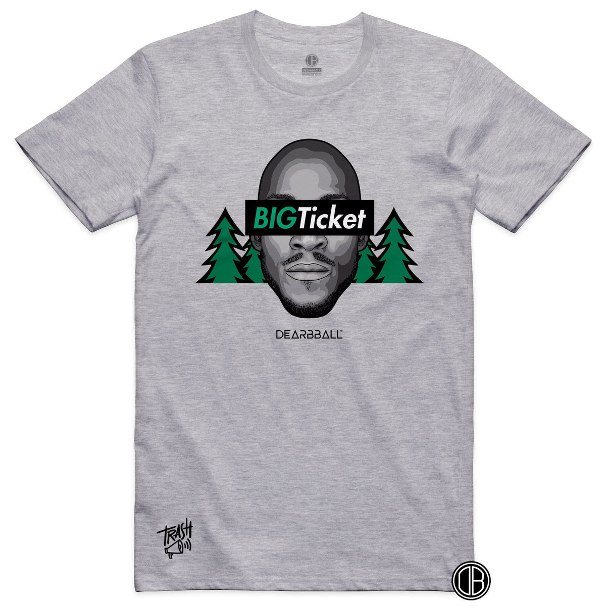 DearBBall Premium T-Shirt - BIGTicket Minnesota Trees Trash 📢 Embroidery Edition