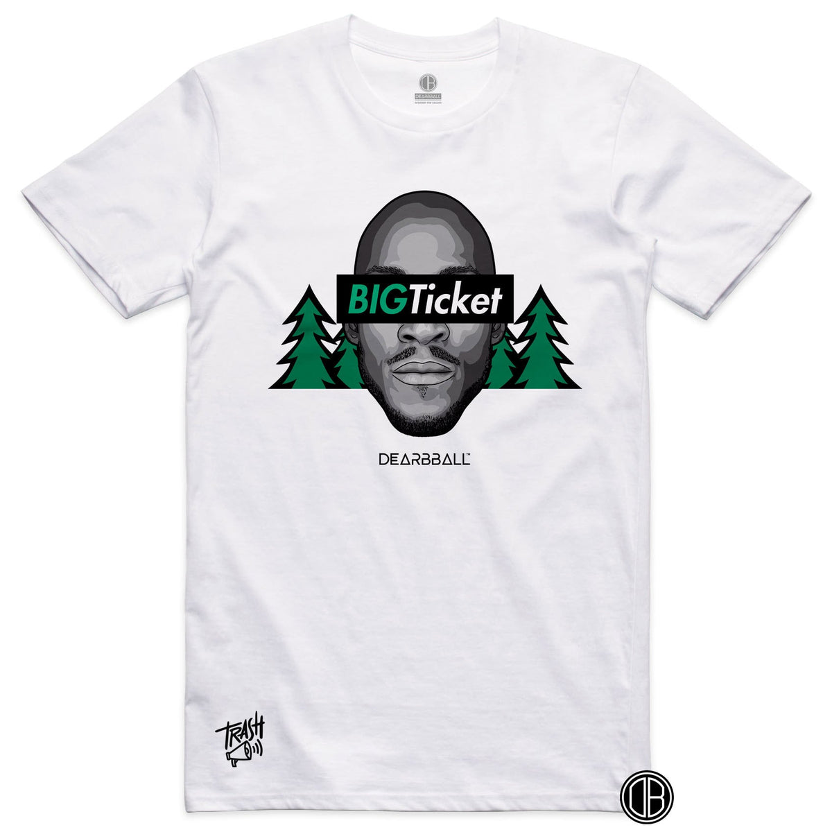 DearBBall Premium T-Shirt - BIGTicket Minnesota Trees Trash 📢 Embroidery Edition