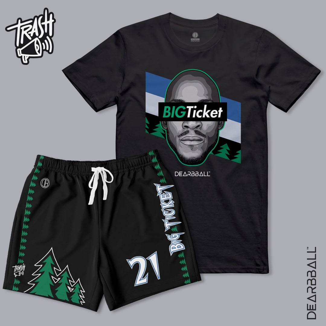 DearBBall Premium 2 Sets - BIGTicket Minnesota TrashTalk Embroidery Edition