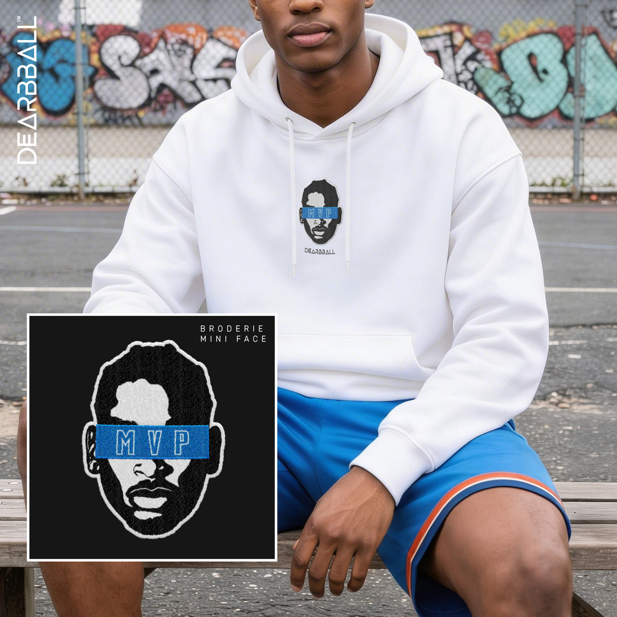 DearBBall Premium Hoodie - Shai MVP EMBROIDERY Edition