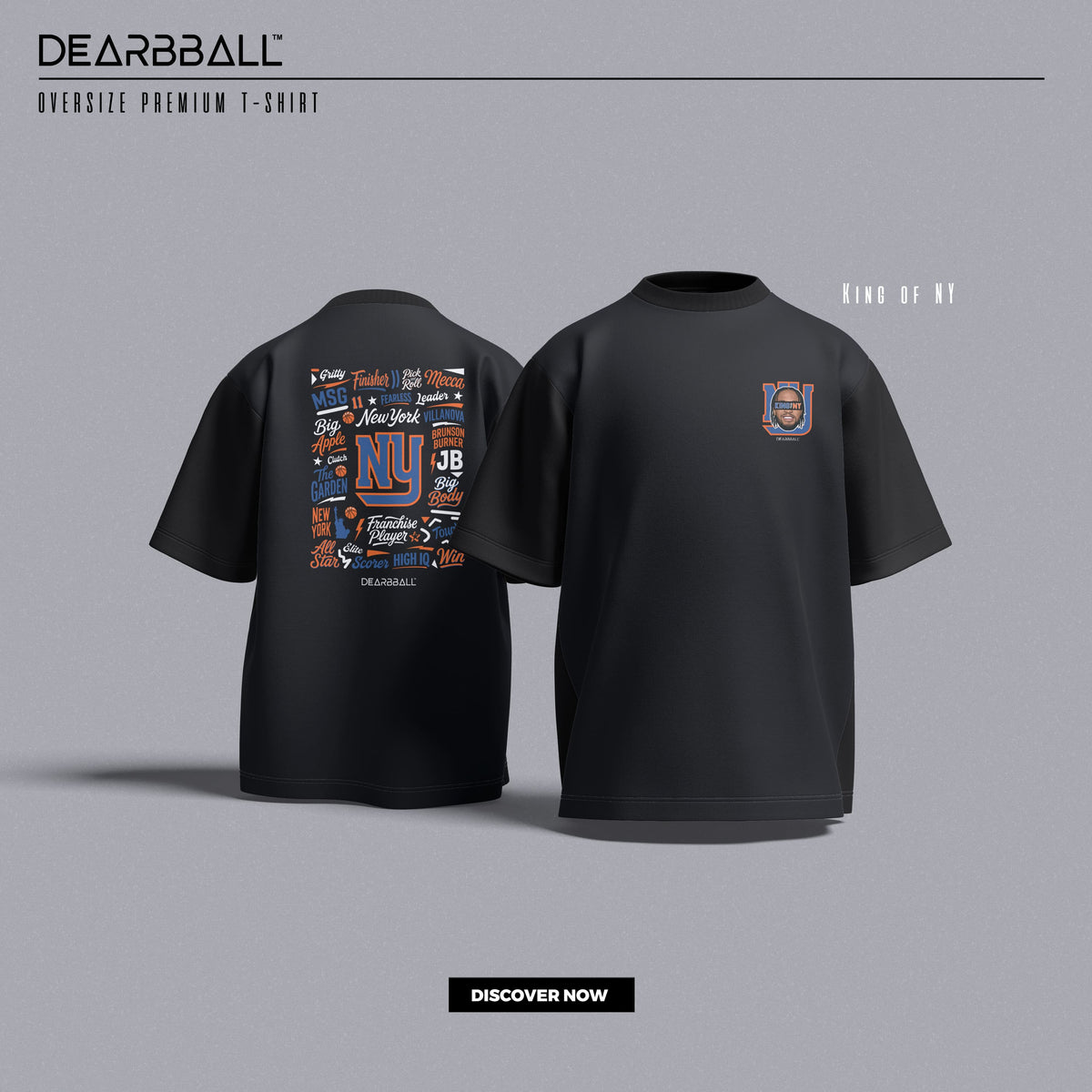 DearBBall T-Shirt Oversize Premium - New York Edição Words Matter