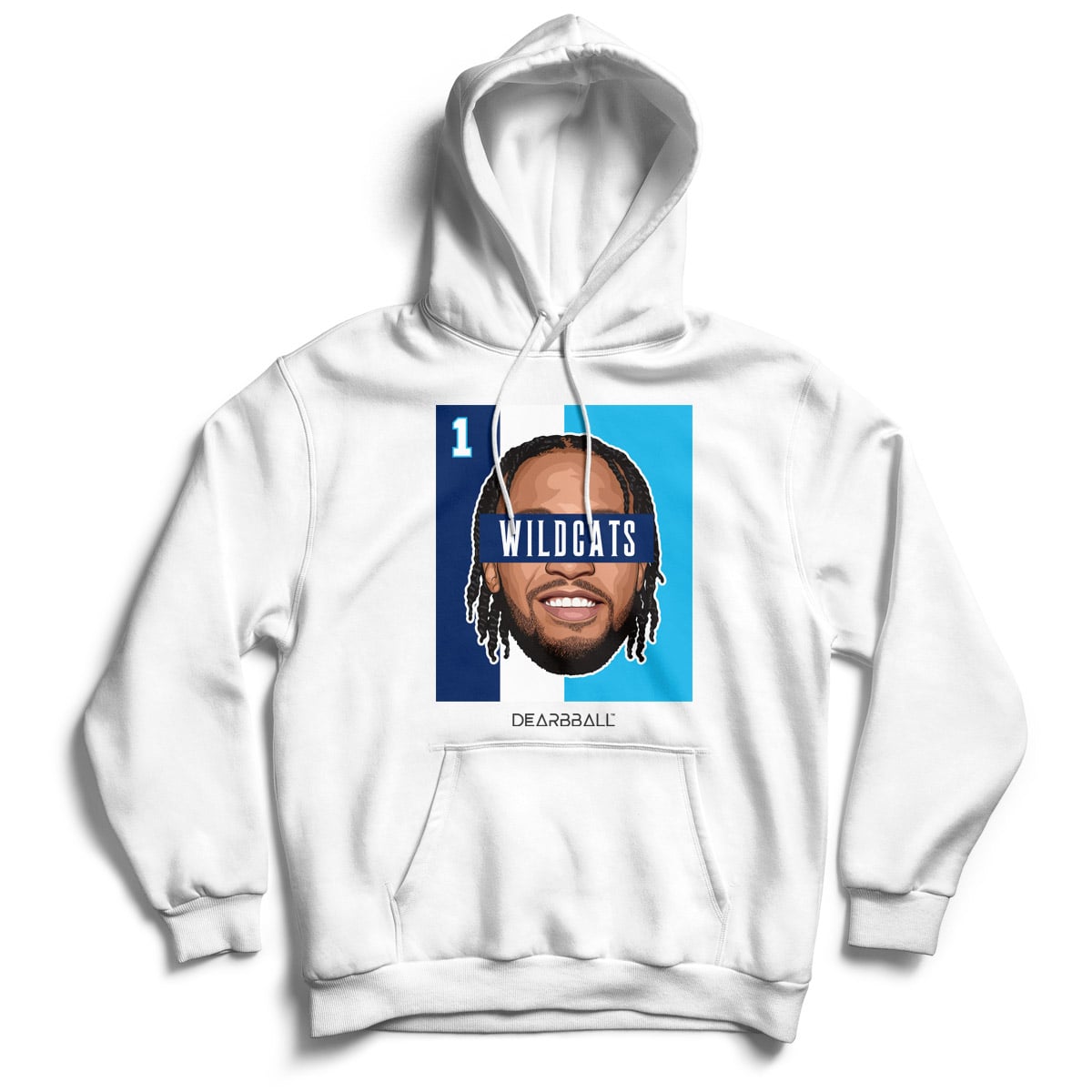 DearBBall Sweat à Capuche - Clutch Player Wildcats Edition