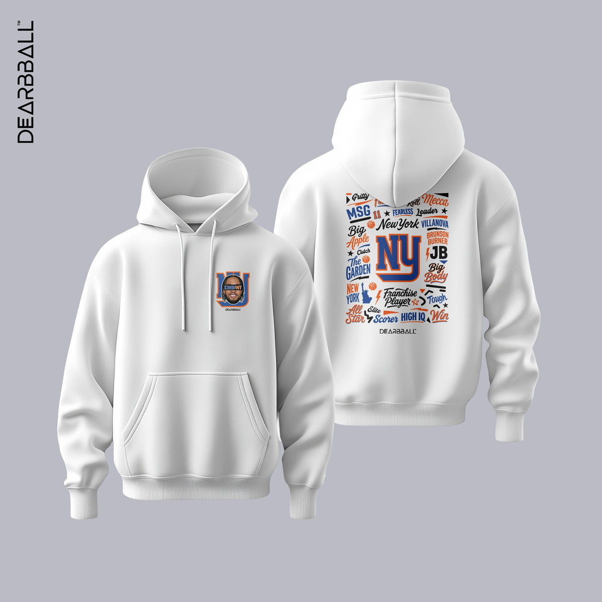 DearBBall Hoodie Premium - New York Words Matter Edition