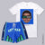 DearBBall Short T-Shirt Set - ANT-MAN Blue Edition 