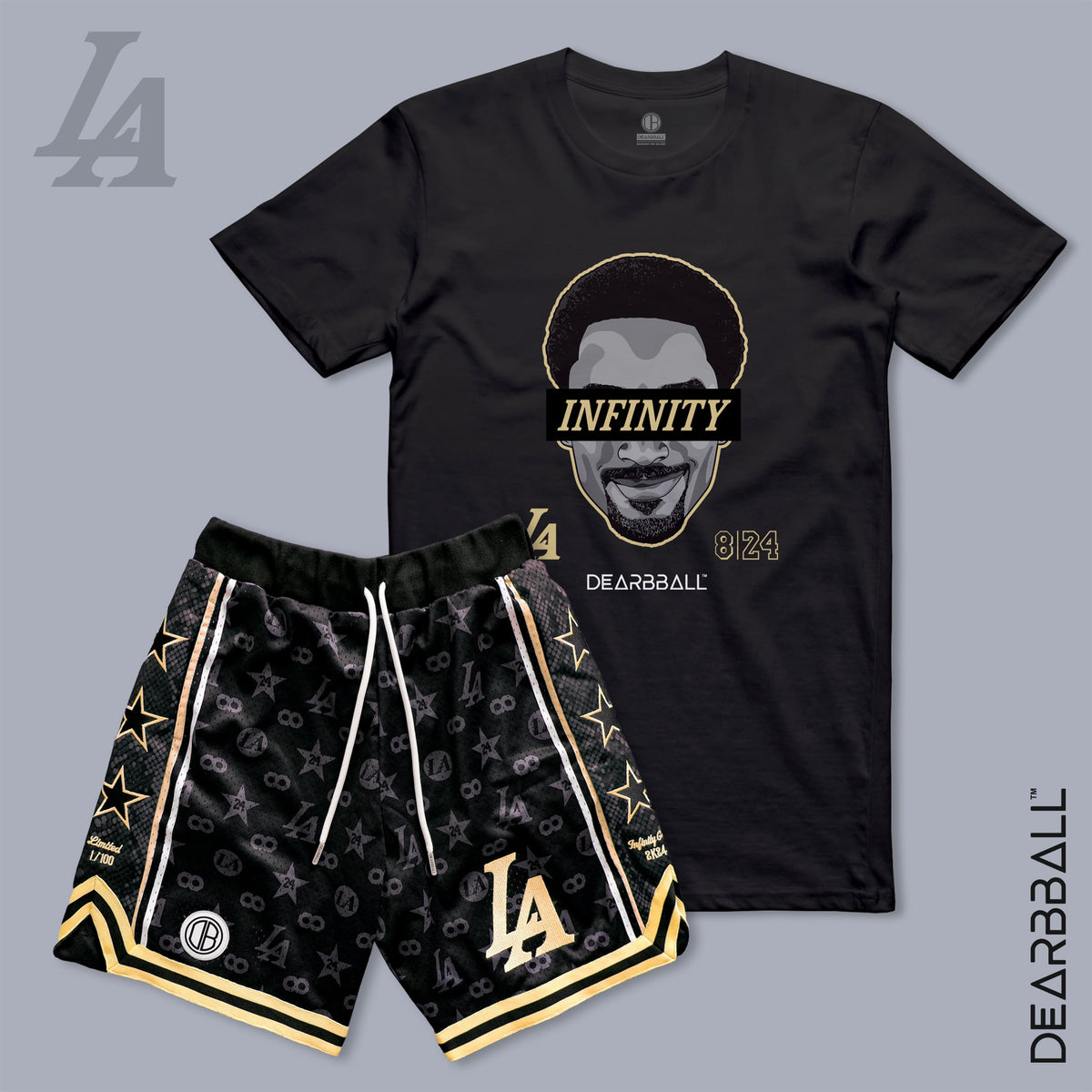 Conjunto DearBBall Calção MESH e T-Shirt - Infinity 2K24