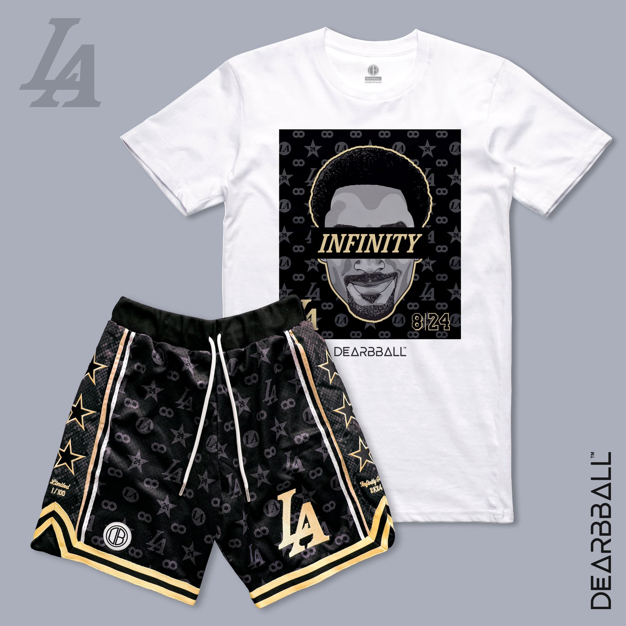 DearBBall Ensemble Short Mesh T-Shirt - MAMBA Infinity 2K24 Snake Skin