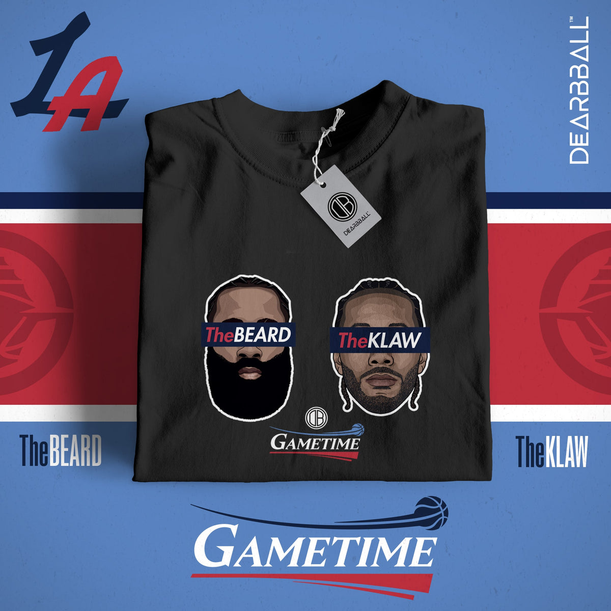 DearBBall Pack 4 T-Shirts - Duo PLAYOFFS GAMETIME Edition
