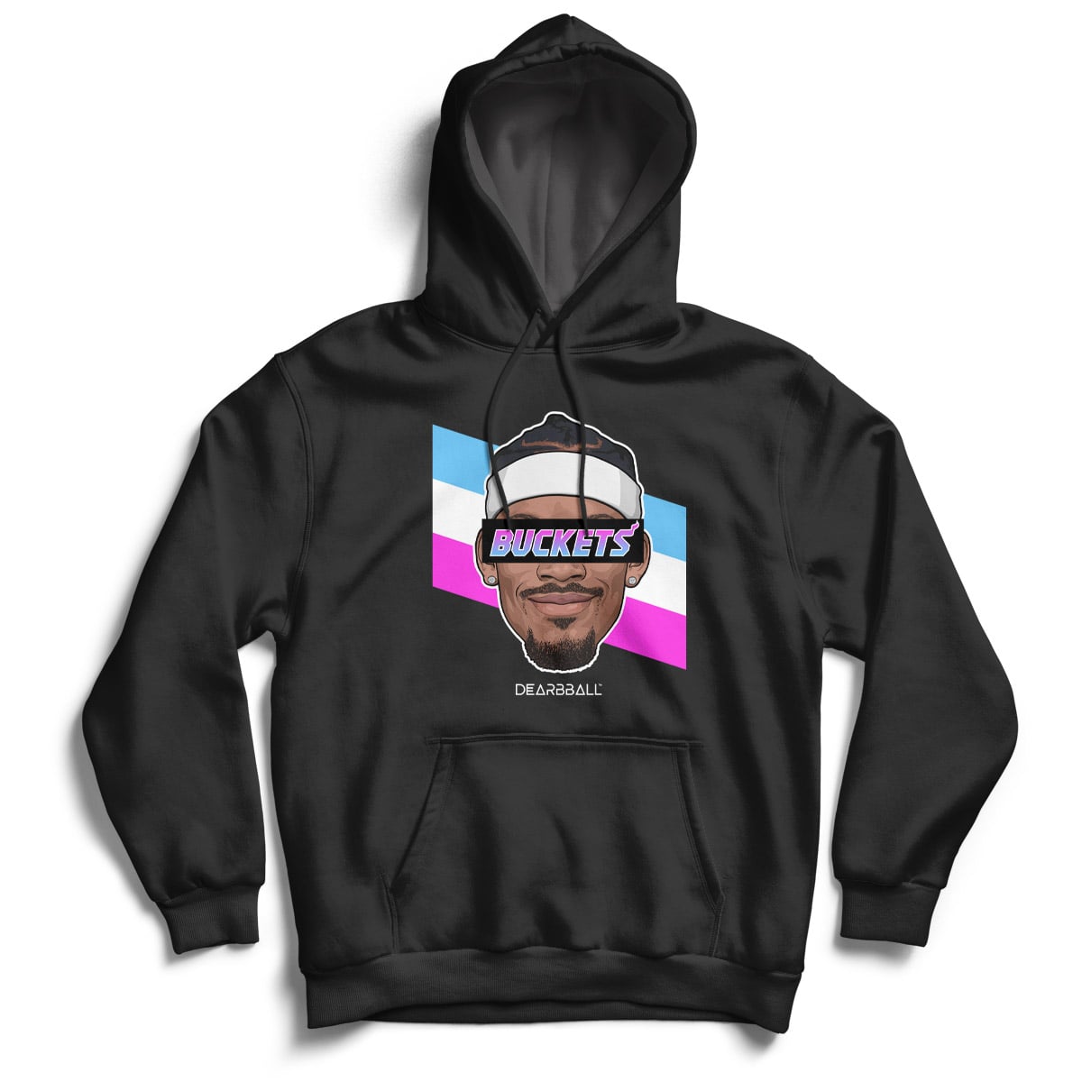 DearBBall Hoodie - BUCKETS Vice City Stripes Edition