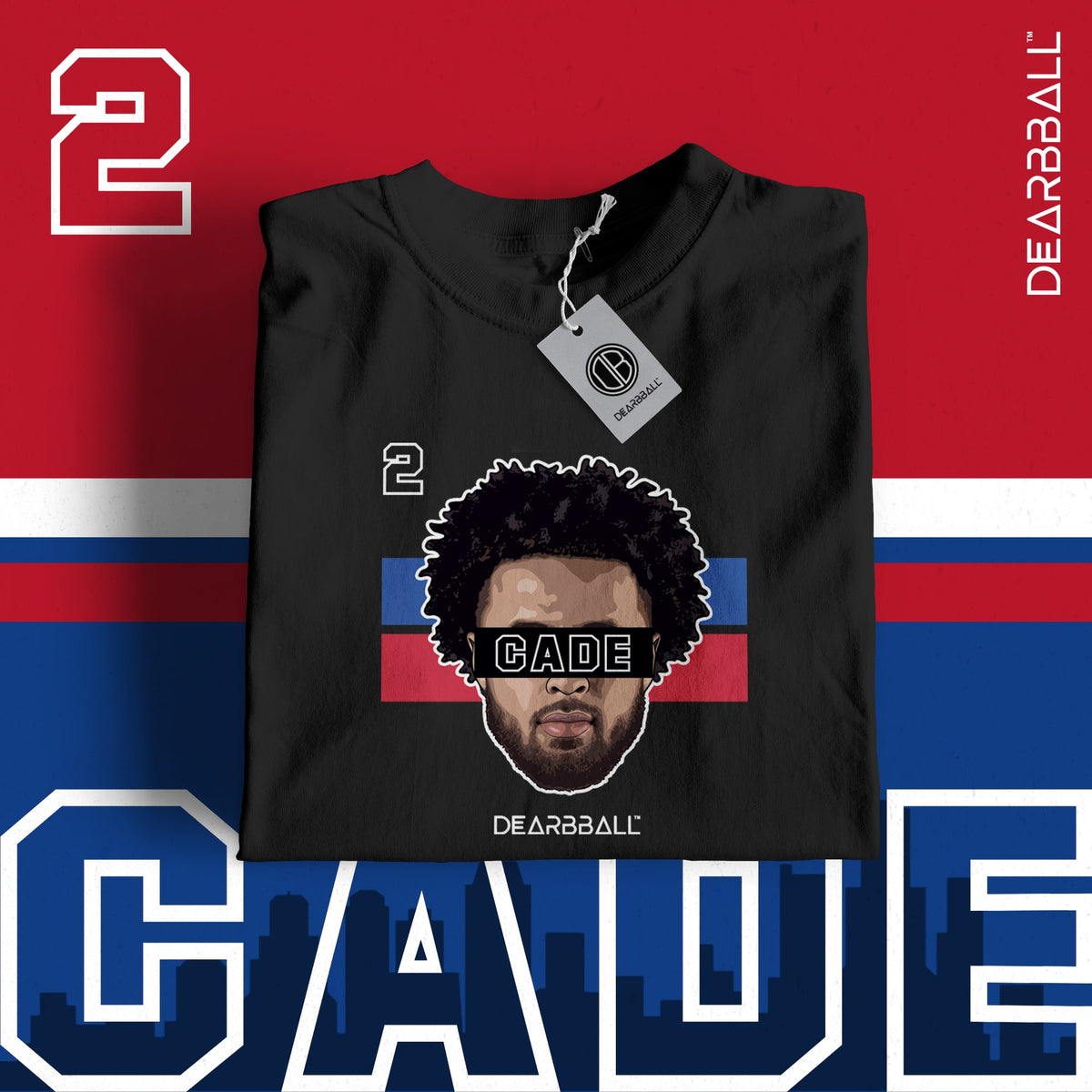 DearBBall Pack 2 T-Shirts - CADE Detroit Edition