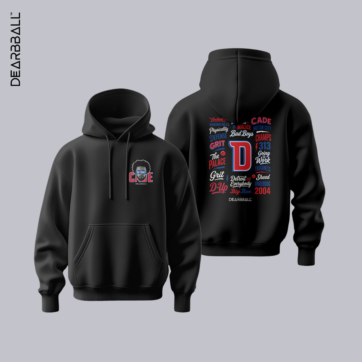 DearBBall Hoodie Premium - Cade DETROIT Words Matter Edition