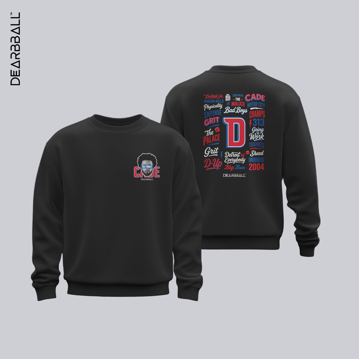 DearBBall Sweat Premium - Cade DETROIT Words Matter Edition