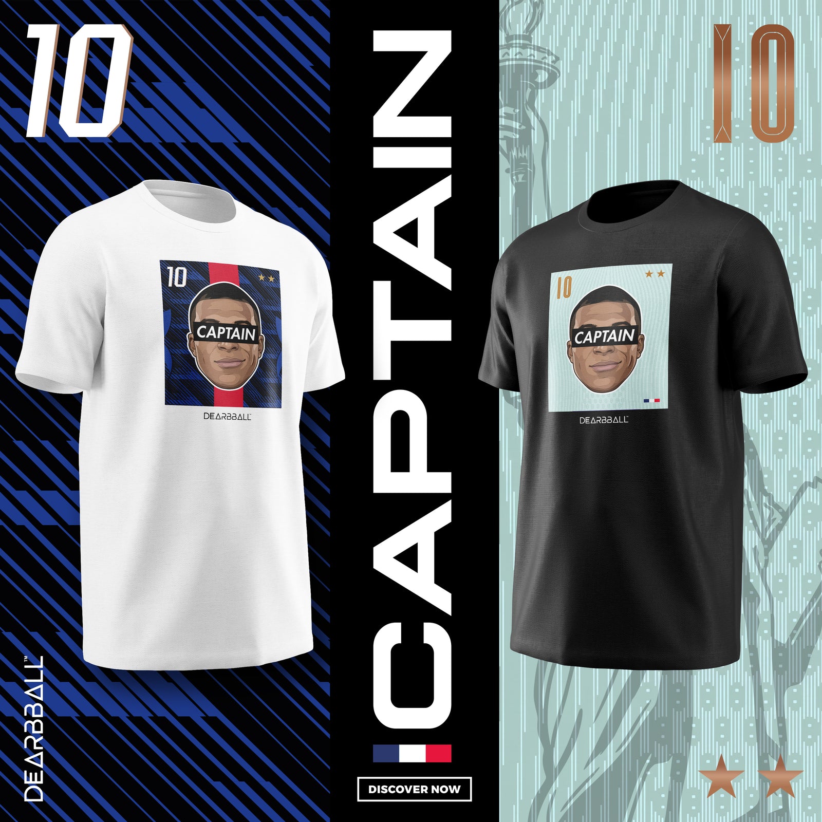 DearBBall T-Shirt - CAPTAIN Liberty Statue CDM Edition