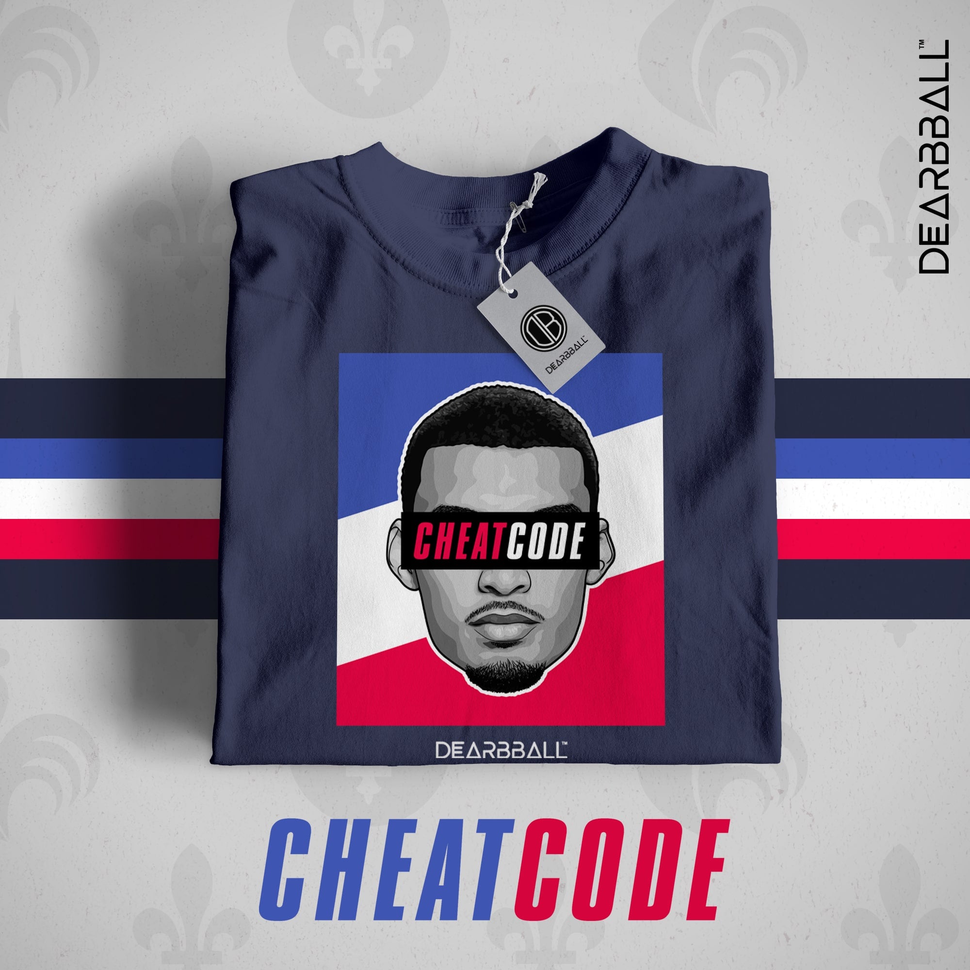 DearBBall T-Shirt - CheatCode Tricolor France Edition