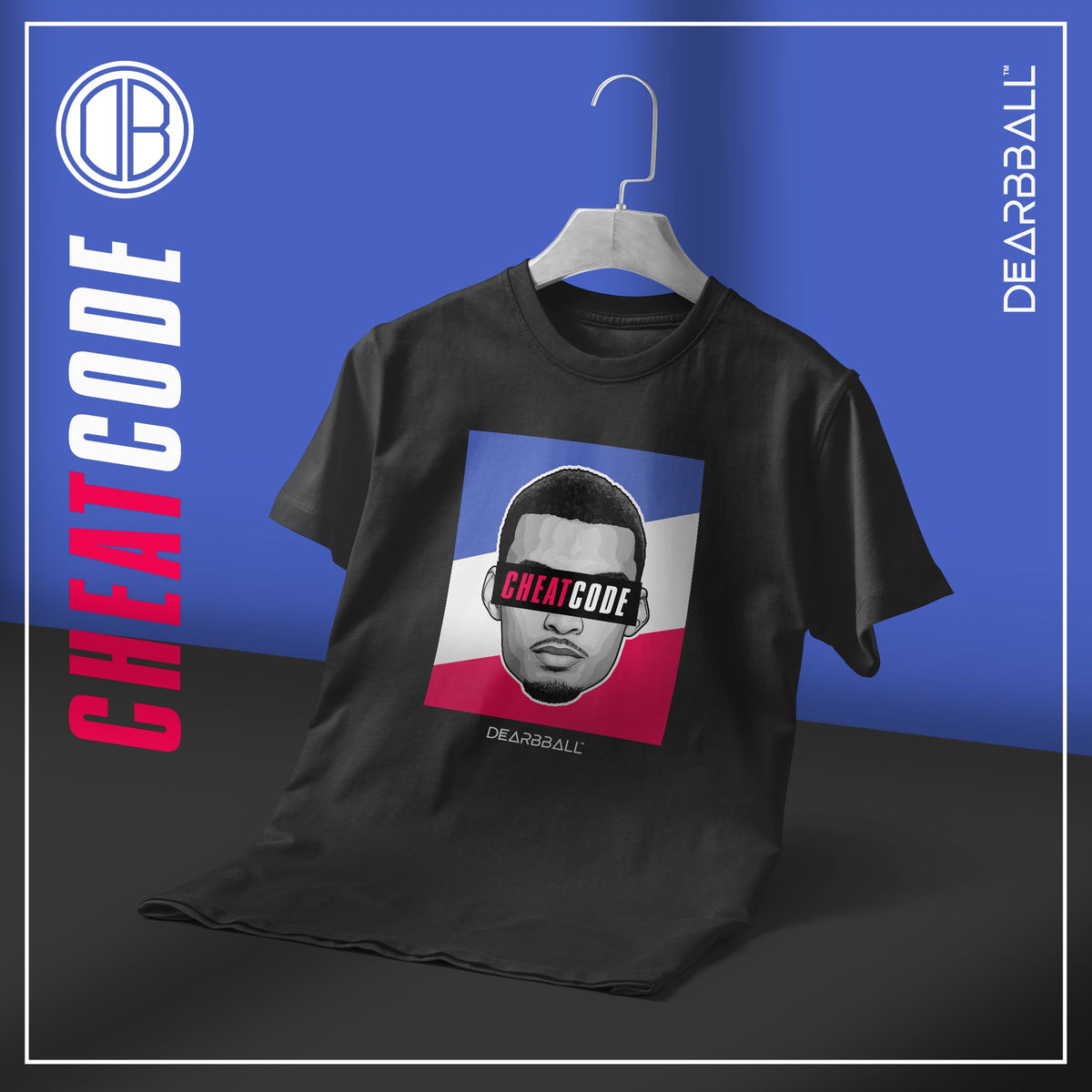 DearBBall T-Shirt - CheatCode Tricolor Edition