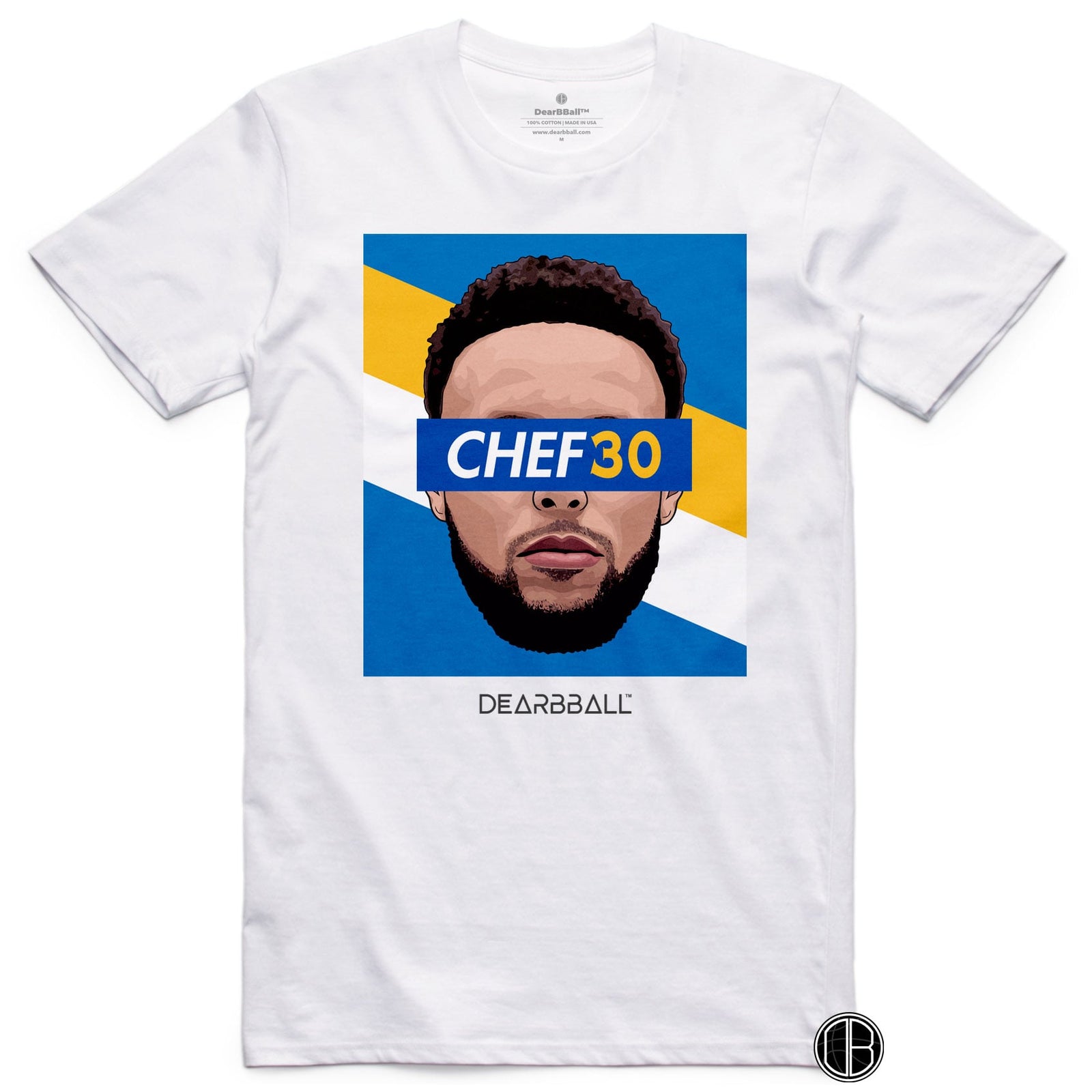 CHEF30T-ShirtCHEF30T-ShirtStephen-Golden-States-GSW-dearbball-white