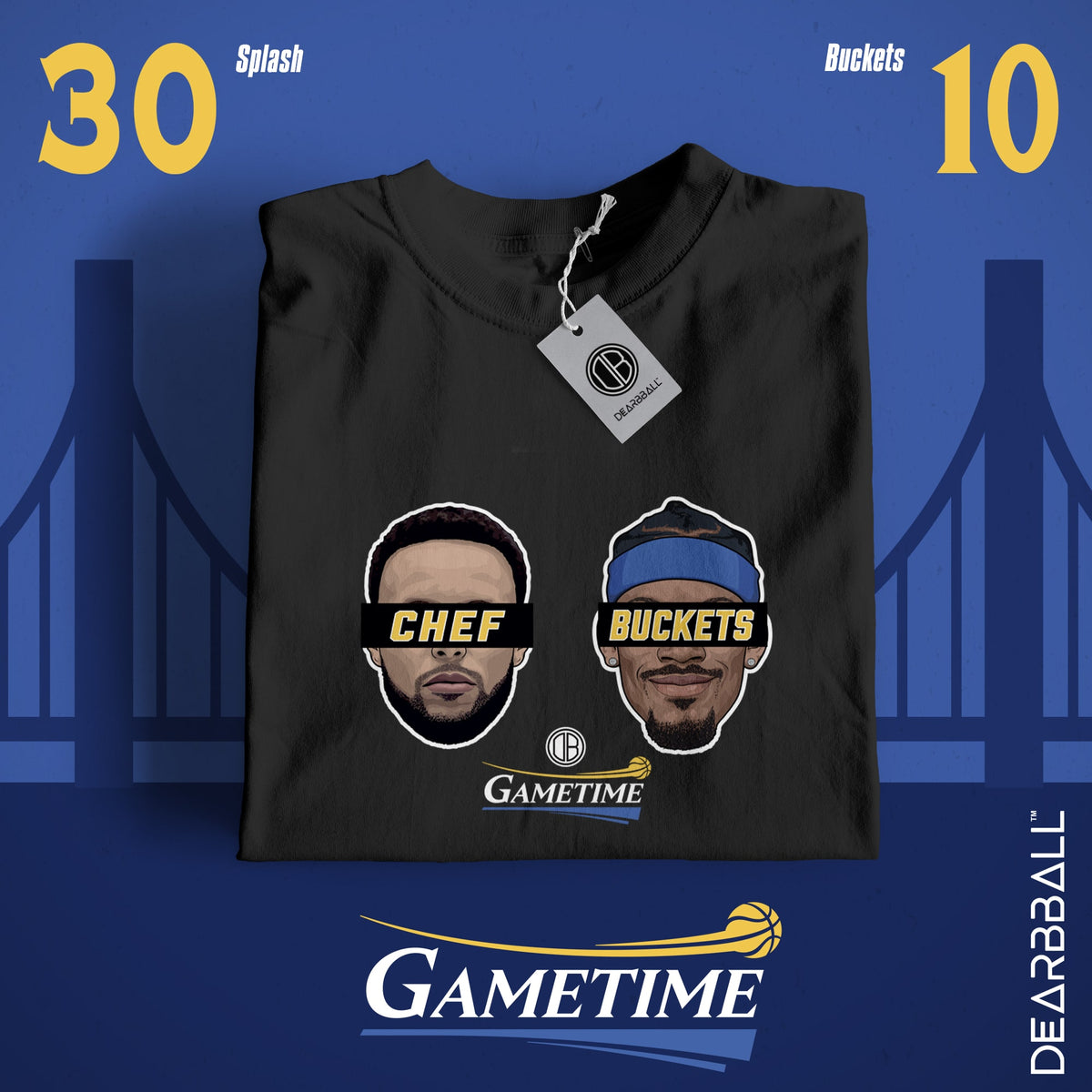 DearBBall T-Shirt - Chef & Buckets GAMETIME Edition