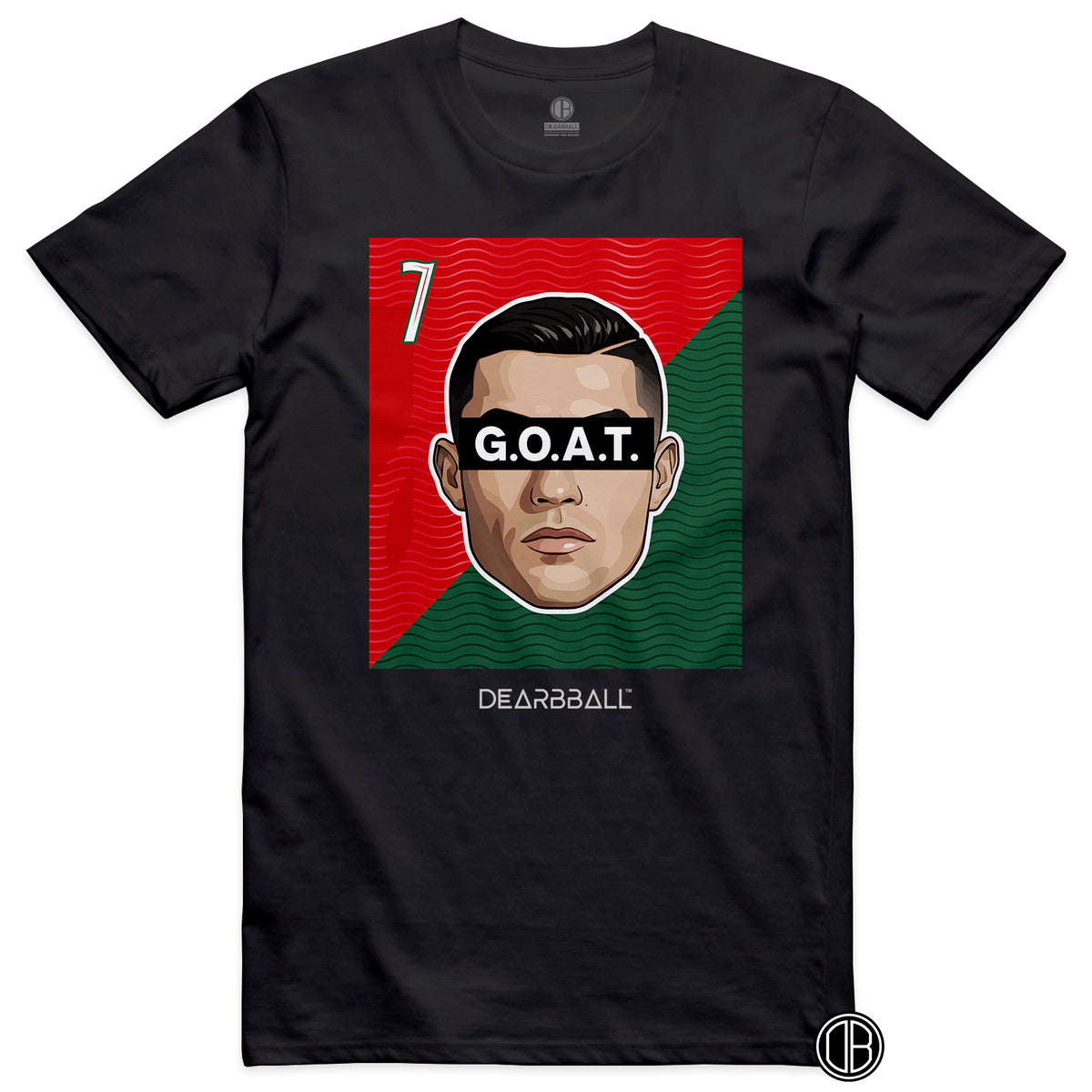 DearBBall T-Shirt - G.O.A.T. 7 Portugal CDM Edition