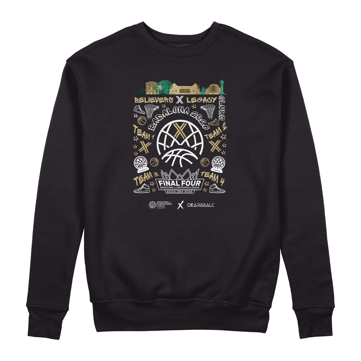 Sweatshirt DearBBall - BCL x Badalona 2026