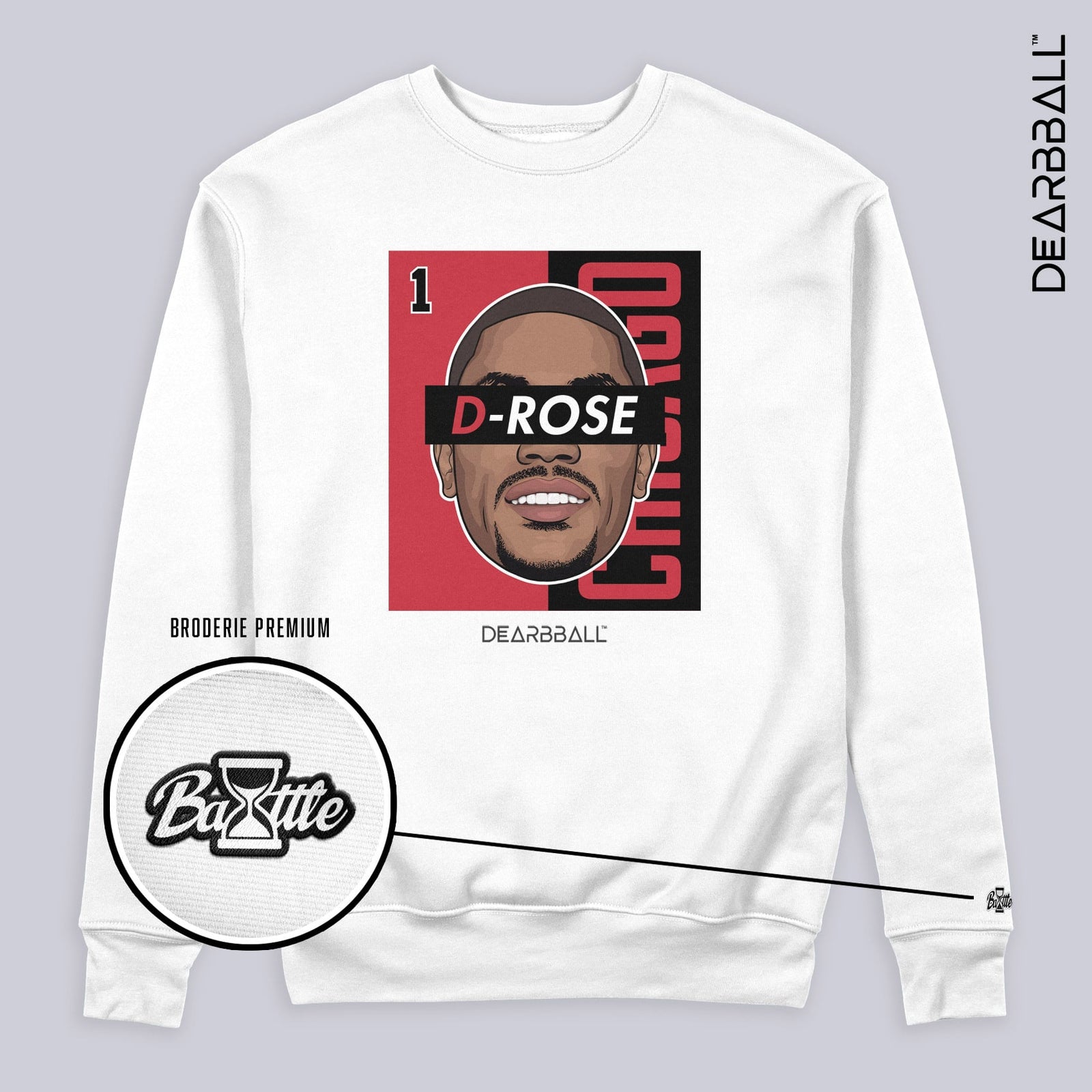 DearBBall SweatShirt - D-ROSE CHICAGO BOG Premium Edition