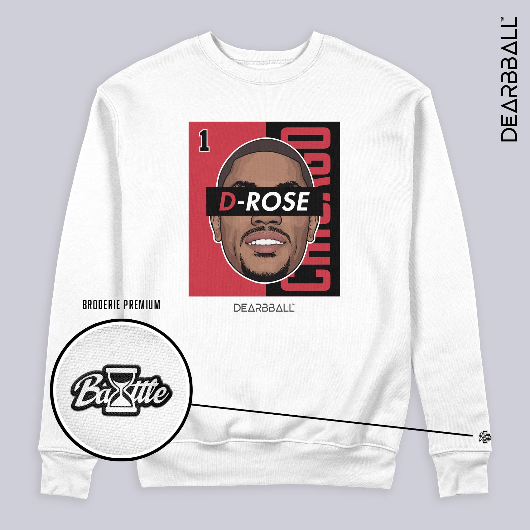 DearBBall SweatShirt - D-ROSE CHICAGO BOG Premium Edition