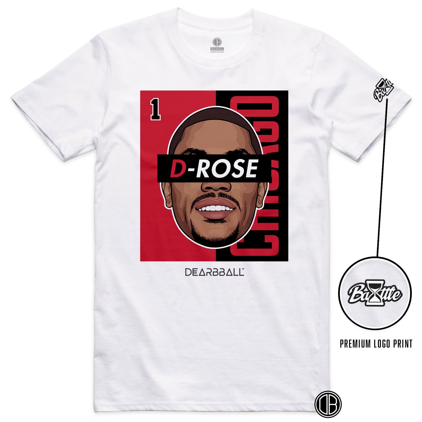 DearBBall T-Shirt - D-ROSE CHICAGO BOG Premium Edition