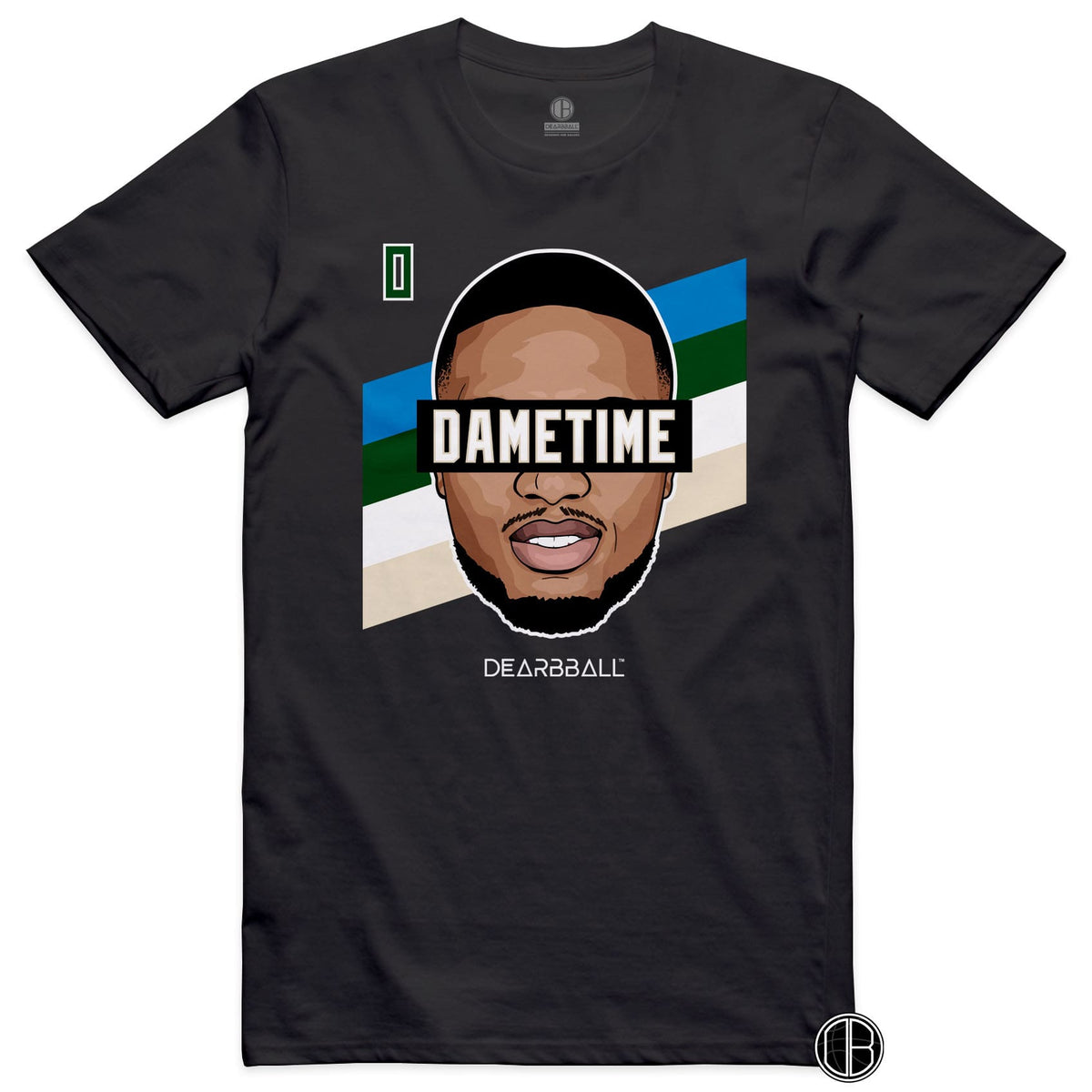 DearBBall T-Shirt - DameTime Stripes 0 Edition