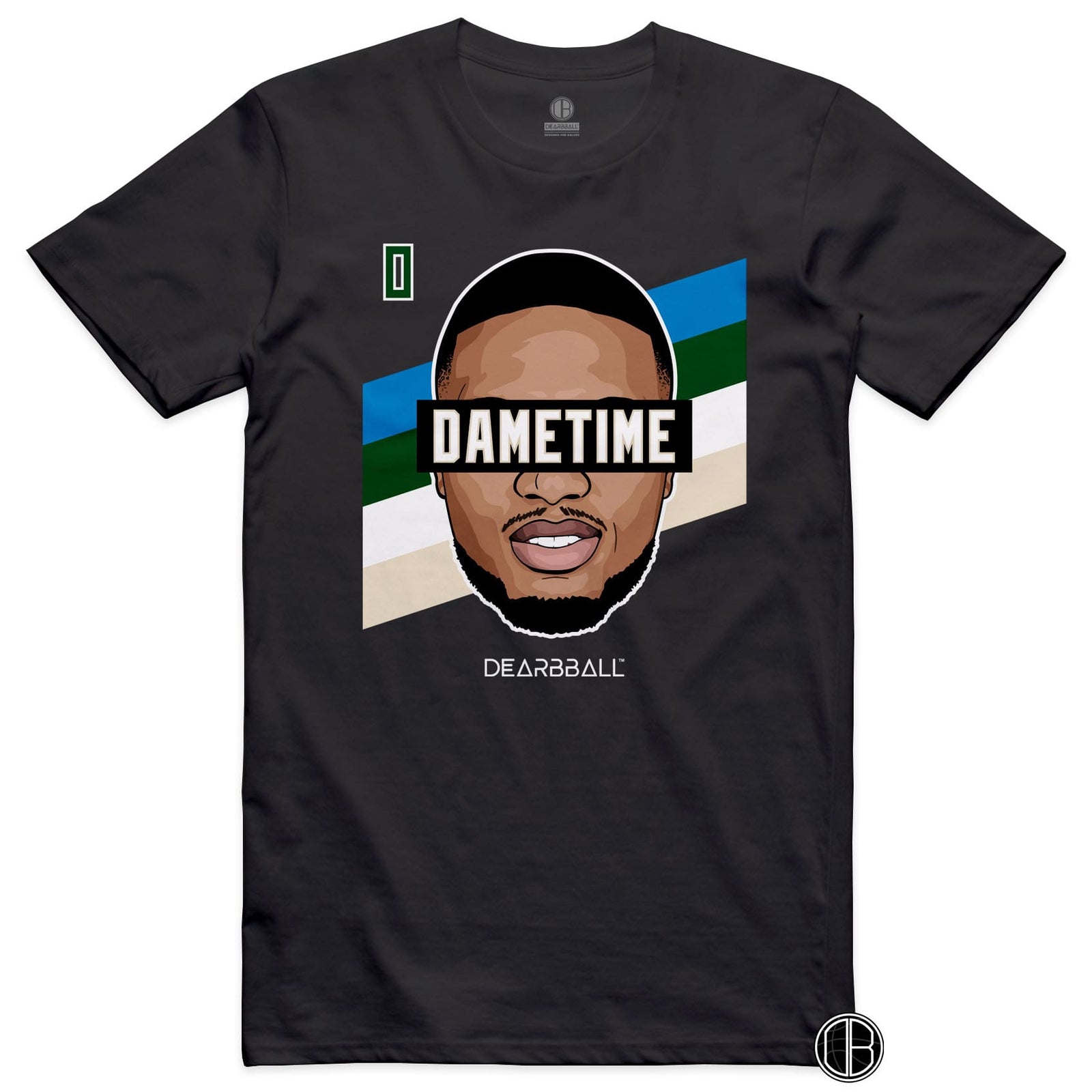 T-shirt DearBBall - Edição DameTime Stripes 0