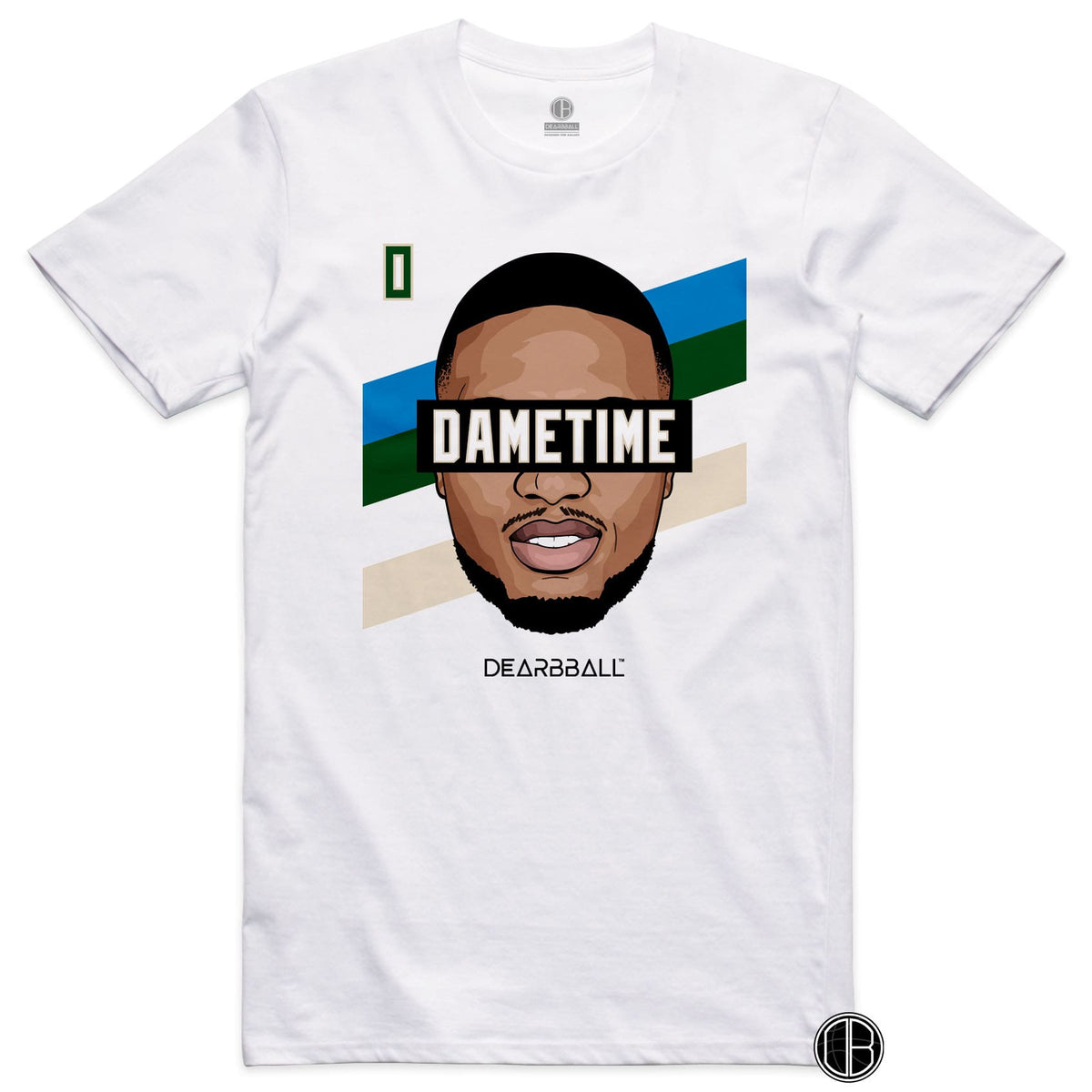 DearBBall T-Shirt - DameTime Stripes 0 Edition