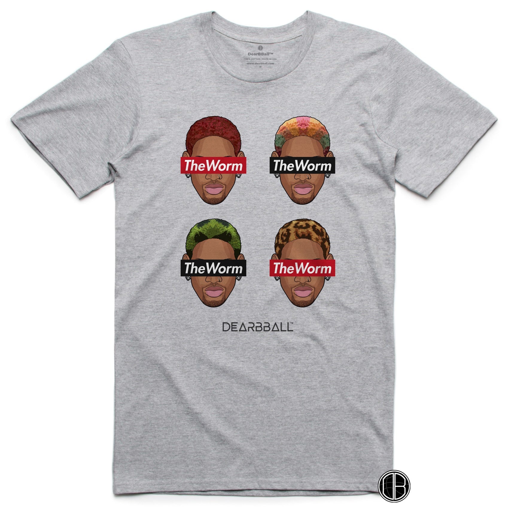 Camiseta DearBBall - Edición de estilo WORM 4 Hairs