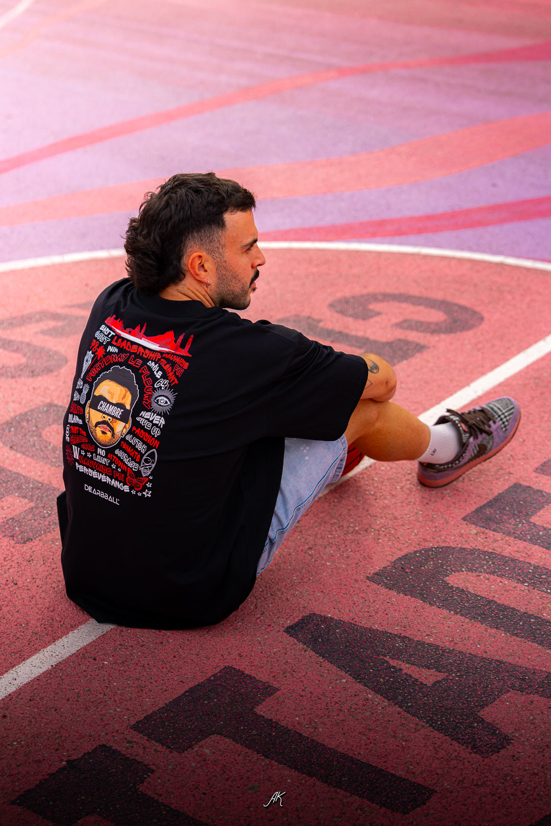 DearBBall T-Shirt Backprint - Marius Chambre Words Matter Edition