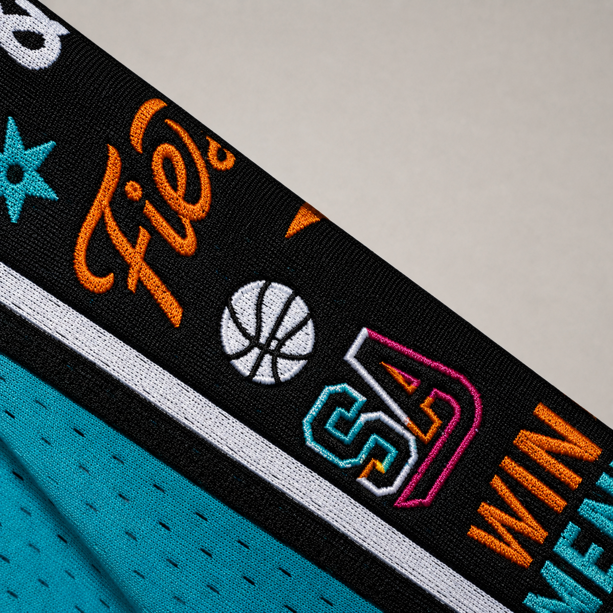 DearBBall Ensemble Short Mesh T-Shirt Premium - SAN ANTONIO Words Matter Finals Edition