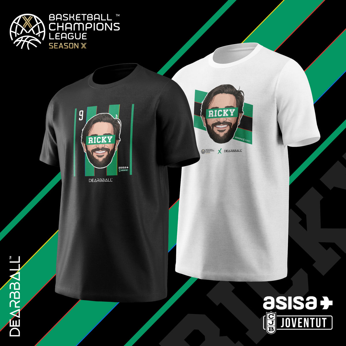 DearBBall T-Shirt - RICKY BCL Badalona Edition