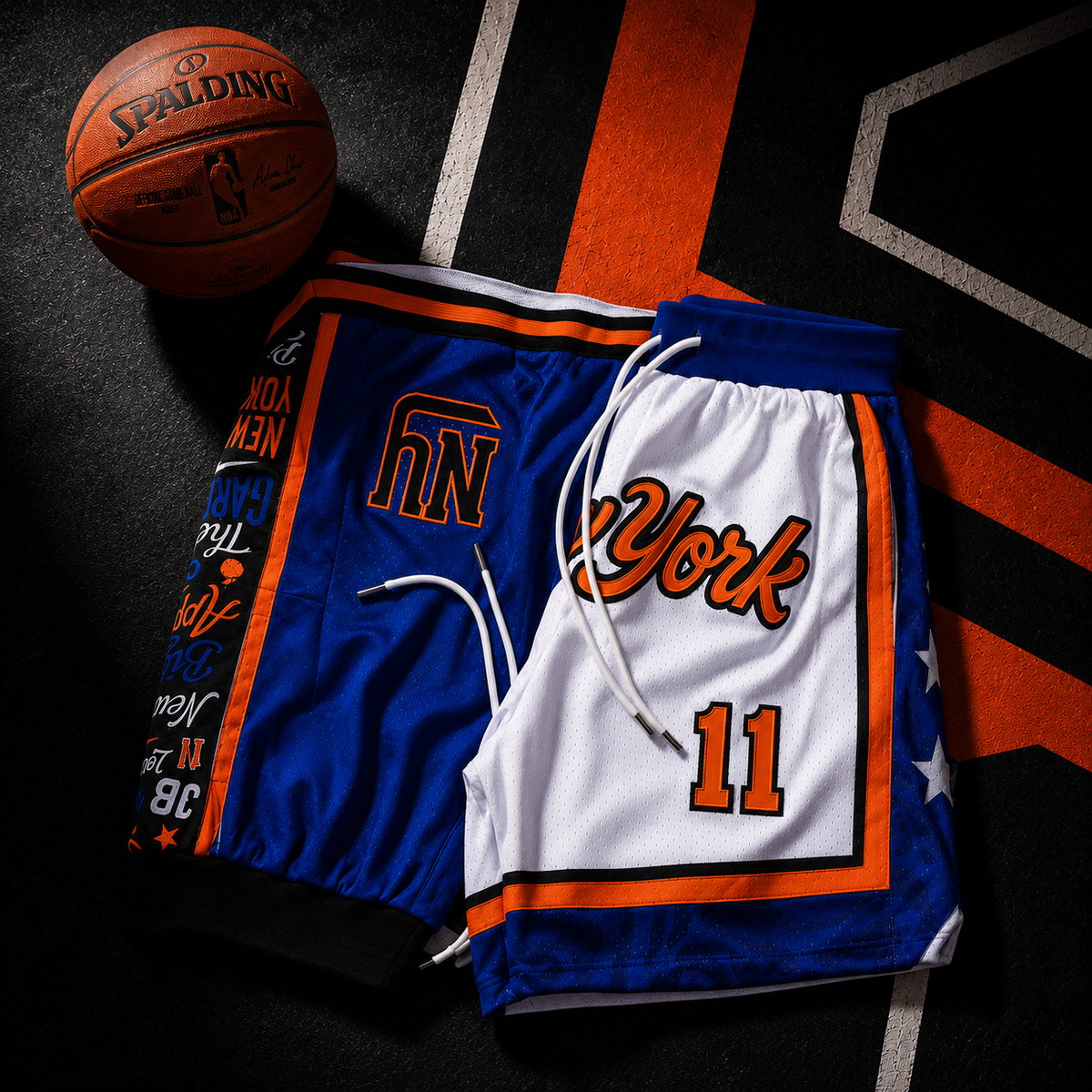 DBB SHORT MESH PREMIUM - L.A. INFINITY WEIß NUMMERIERTE LIMITIERTE EDITION