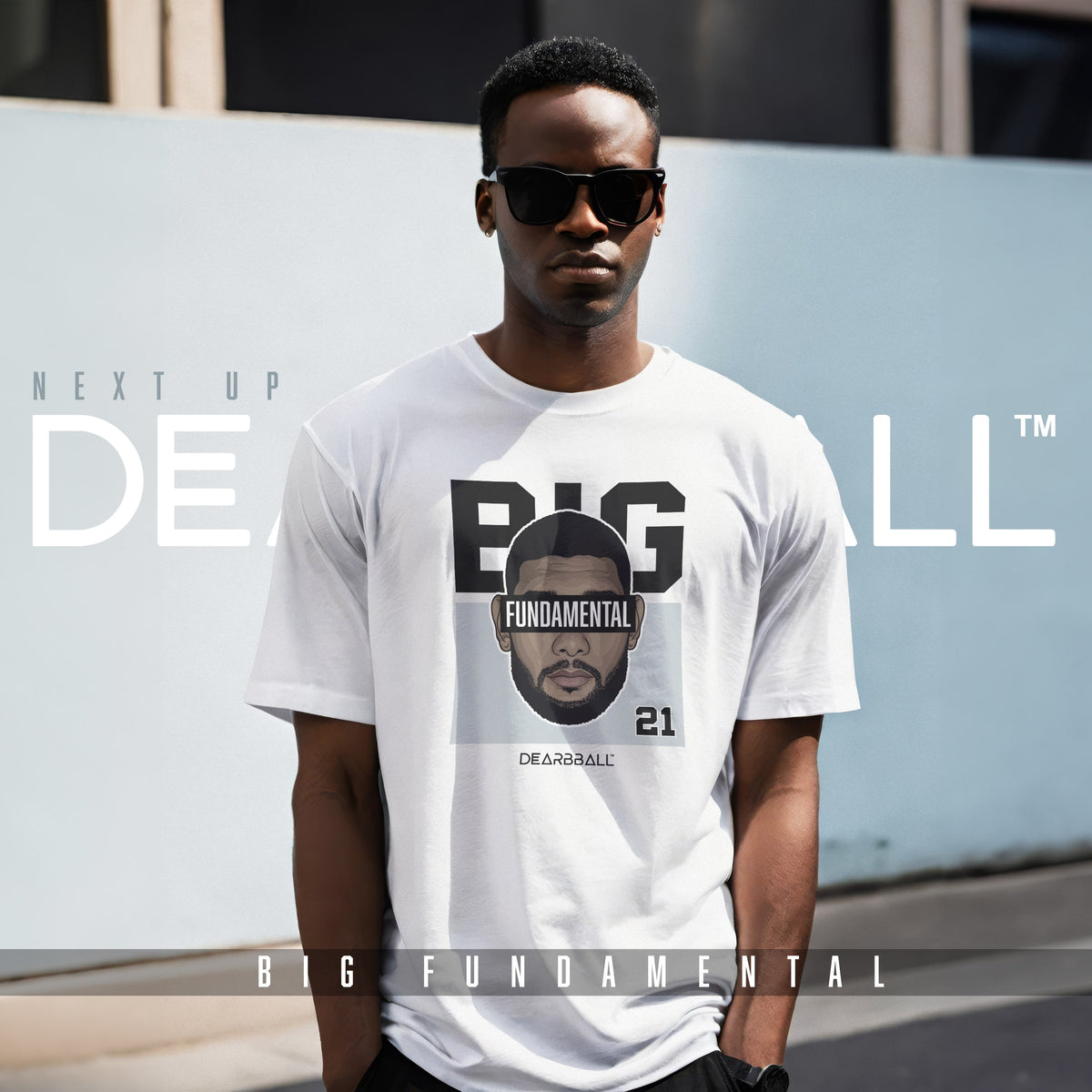 DearBBall Pack 4 T-Shirts - The DREAM x BIG FUNDAMENTAL Legends Playoffs Edition 