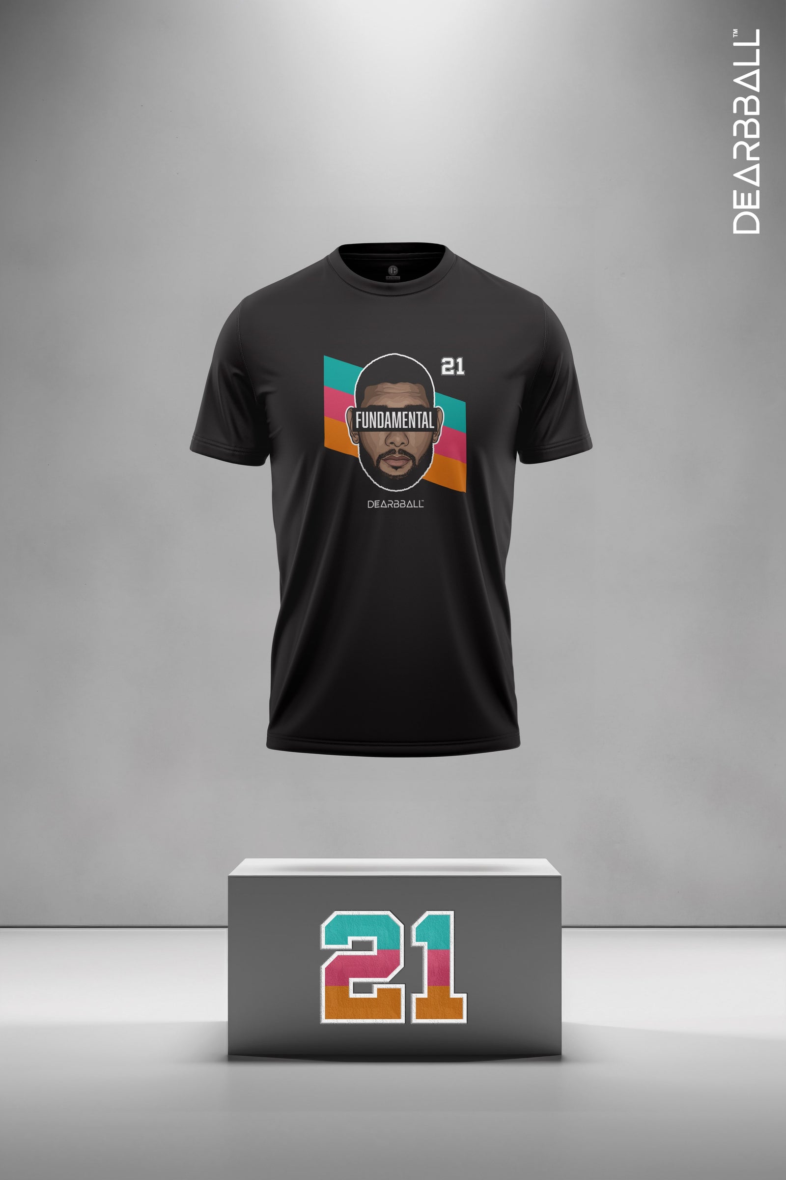 DearBBall 2 Conjuntos Camisetas Cortas - Edición Big Fundamental San Antonio