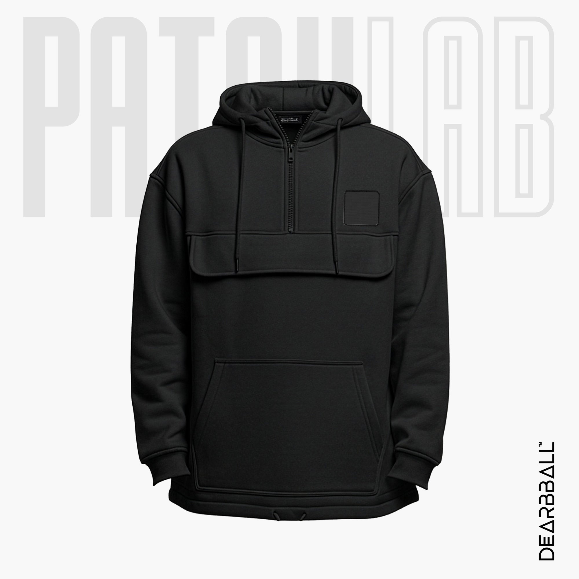 Hoodie 3/4 Zip PatchLab