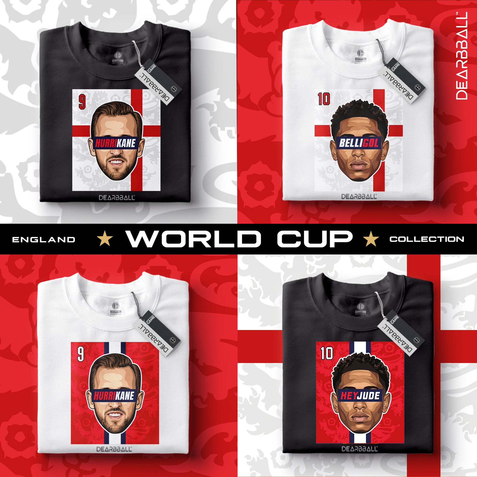 DearBBall T-Shirt - HURRYKANE England CDM Edition