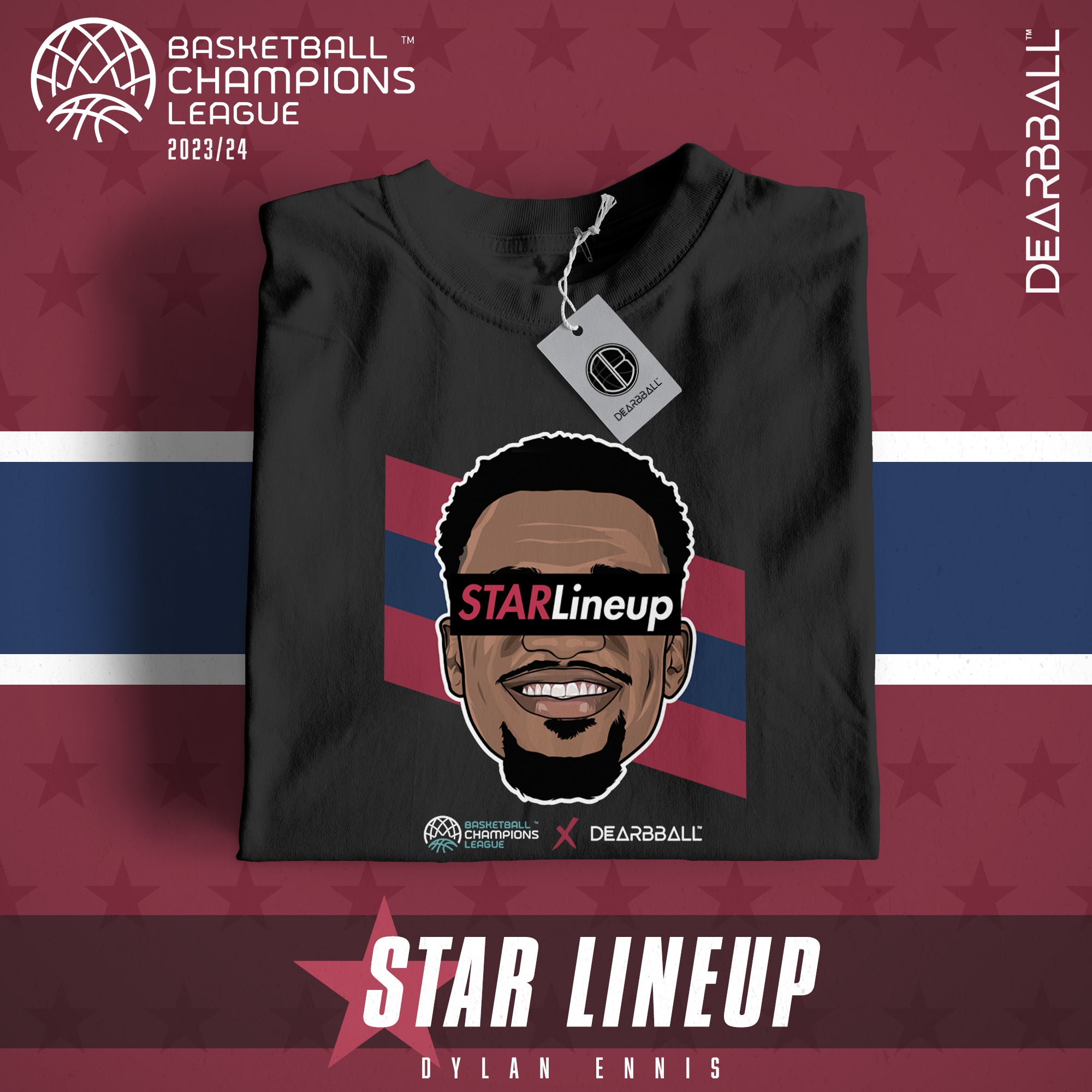 DearBBall x BCL T-Shirt - Dylan Ennis STARLineup