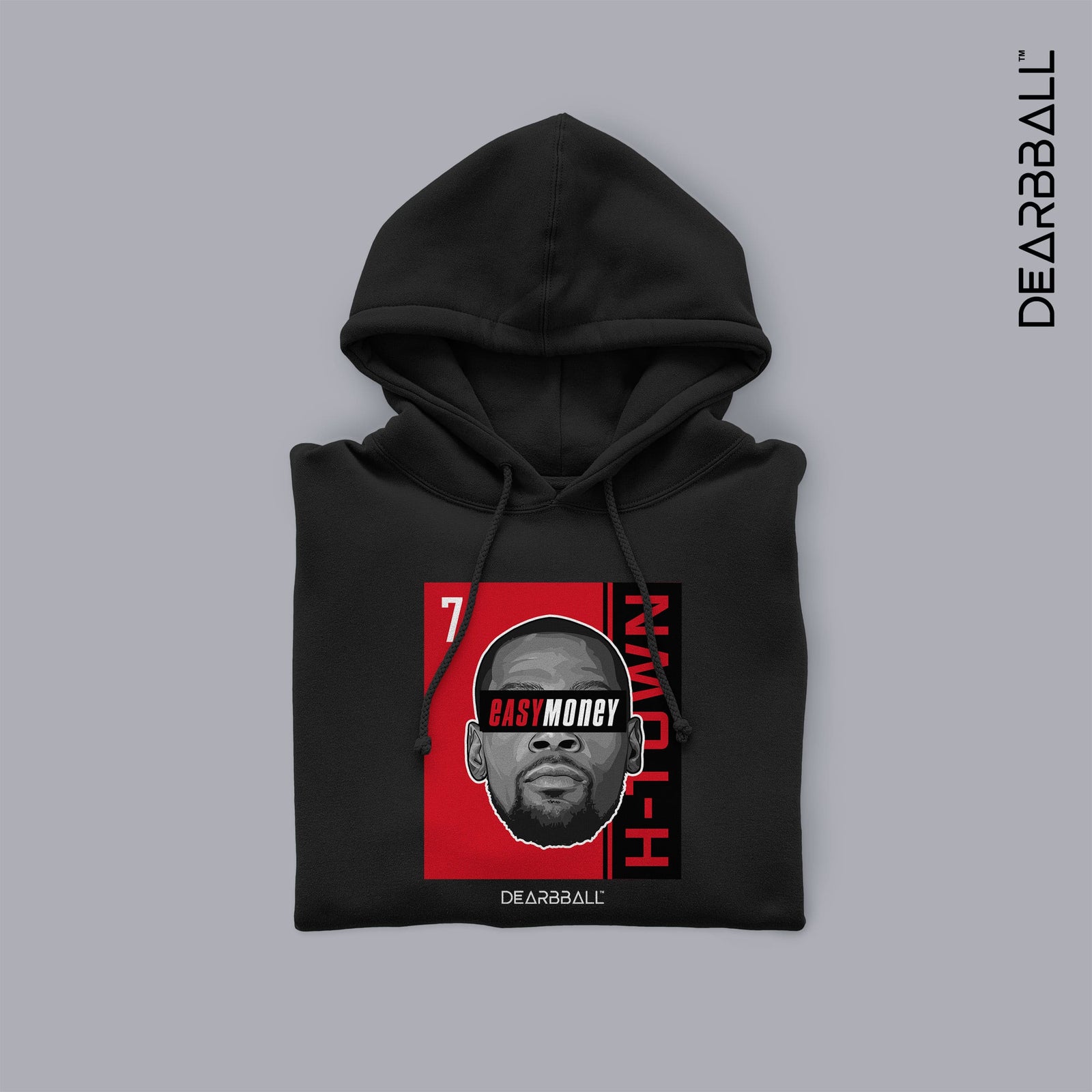 DearBBall Sweat à Capuche - EasyMoney H-TOWN Red Edition