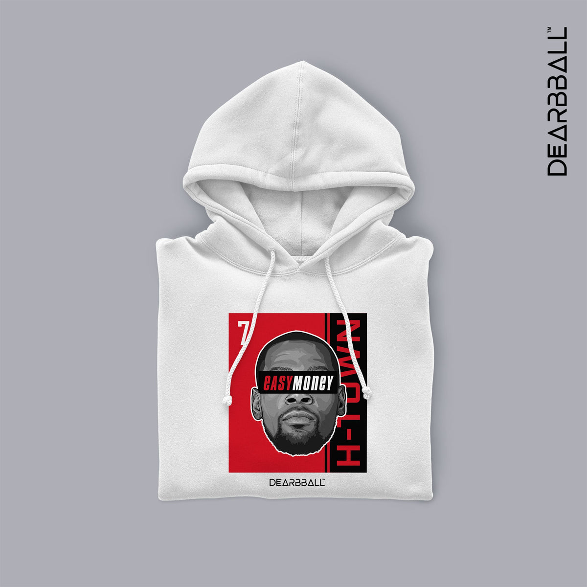 DearBBall Sweat à Capuche - EasyMoney H-TOWN Red Edition
