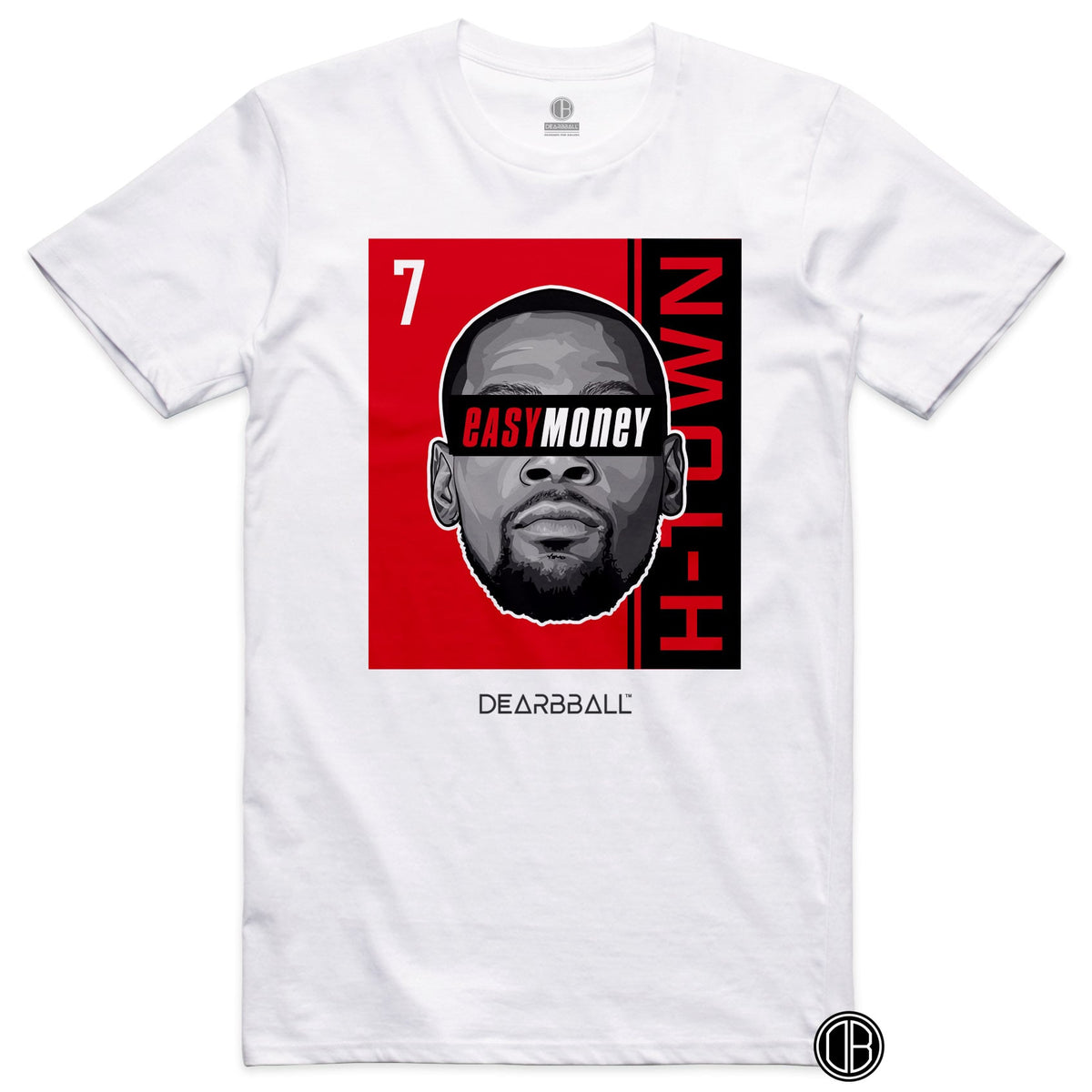 DearBBall T-Shirt - EasyMoney H-TOWN Red Edition