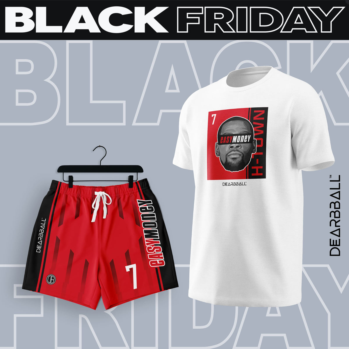 DearBBall T-Shirt - EasyMoney H-TOWN Red Edition