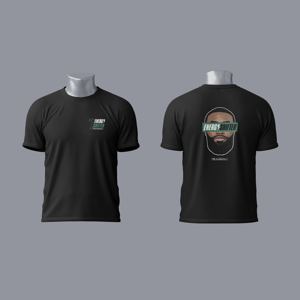 DearBBall T-Shirt - ENERGY SHIFTER Boston Patch Embroidered Premium Edition