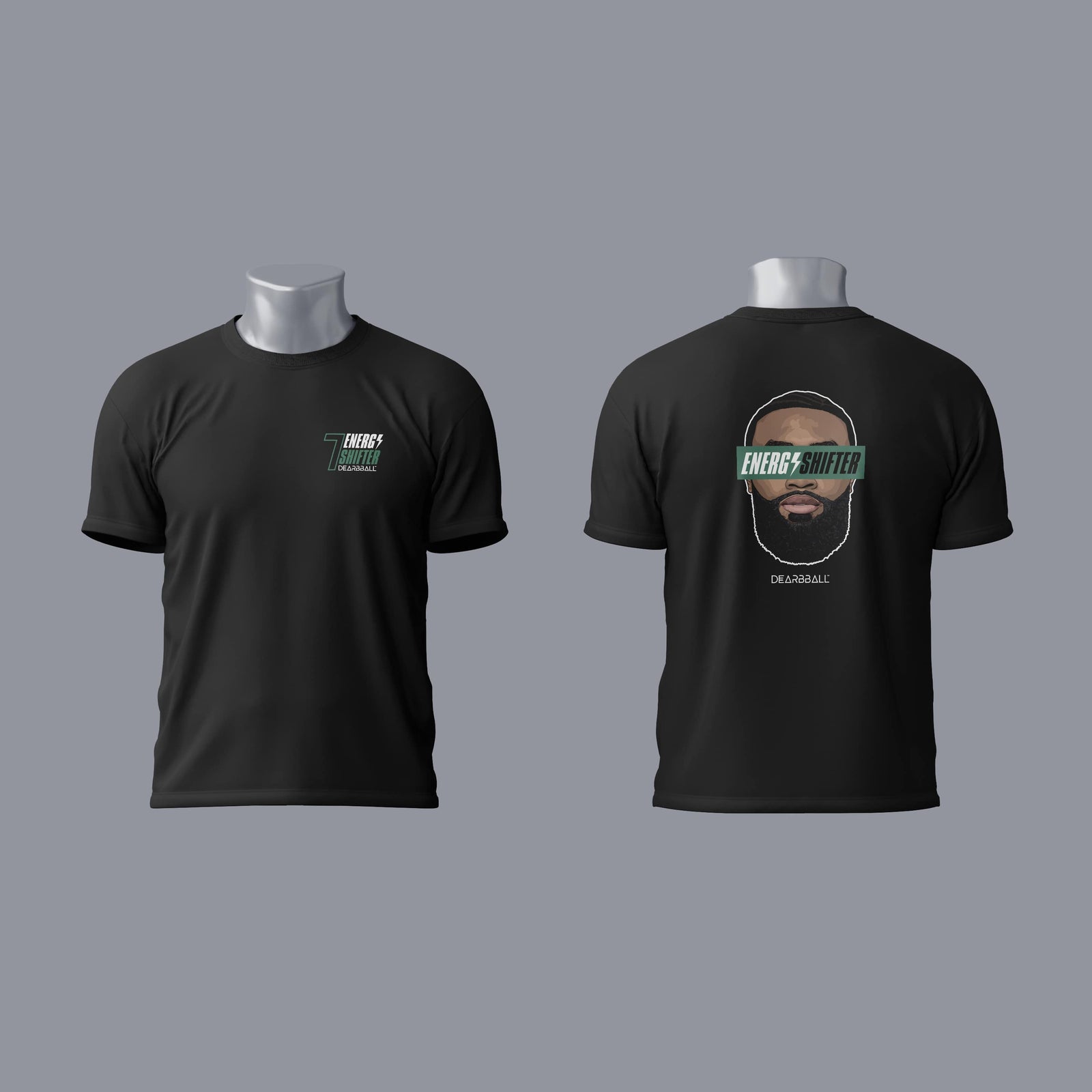 DearBBall T-Shirt - ENERGY SHIFTER Boston Patch Brodé Premium Edition