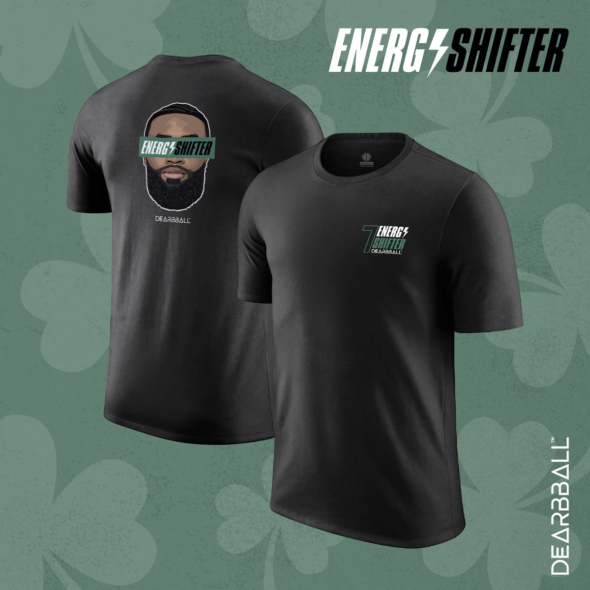 DearBBall T-Shirt - ENERGY SHIFTER Boston Patch Embroidered Premium Edition