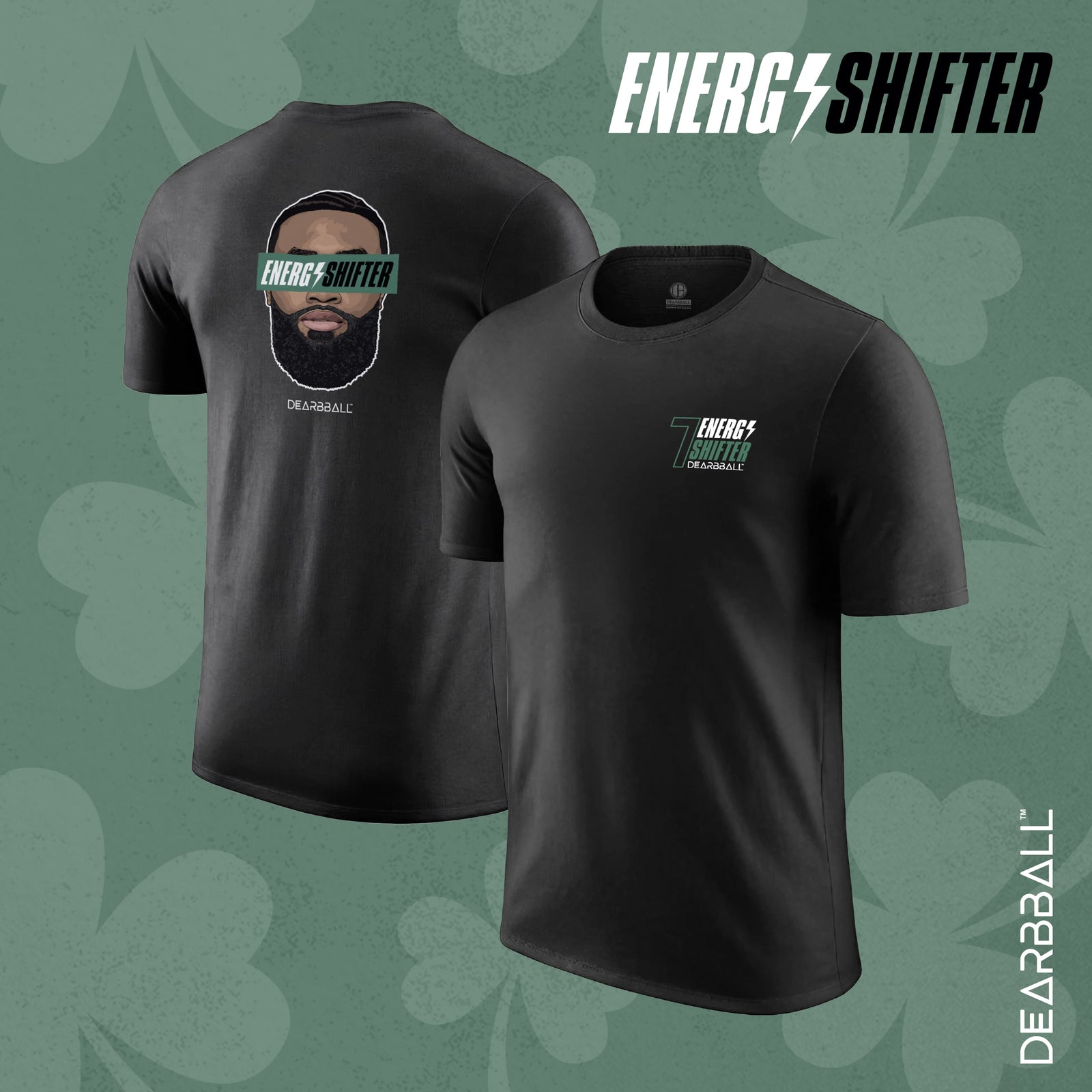 DearBBall T-Shirt - ENERGY SHIFTER Boston Patch Embroidered Premium Edition